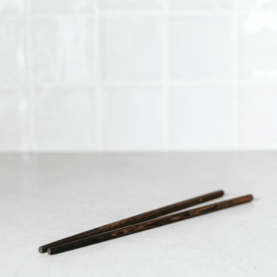 Wooden Buddha Chopsticks by Coconut Bowls