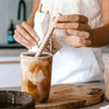 Bamboo Straws by Coconut Bowls